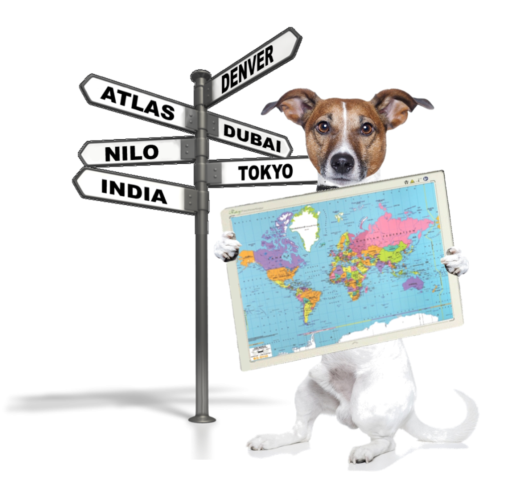 nombres geográficos para perros